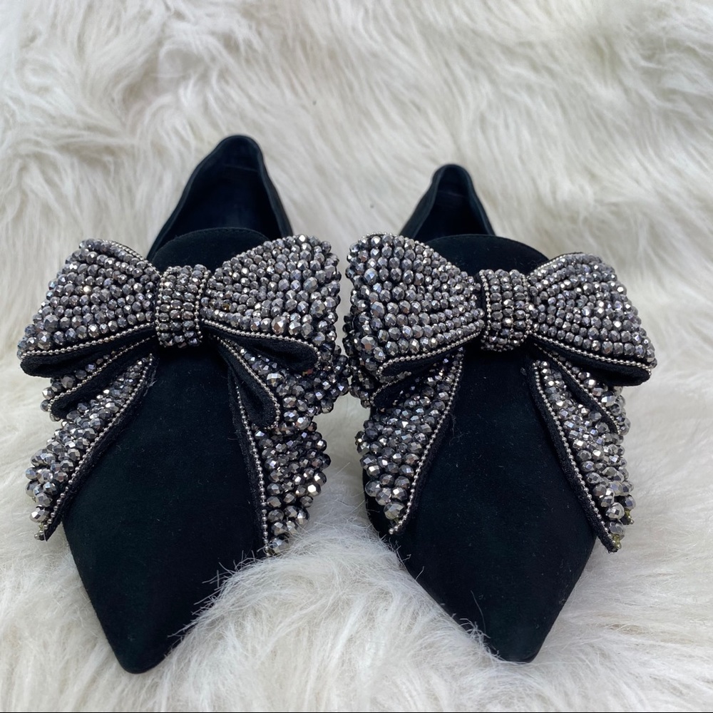 Jeffery Campbell Valenti Bow Loafer Black Stone - Picture 2 of 11